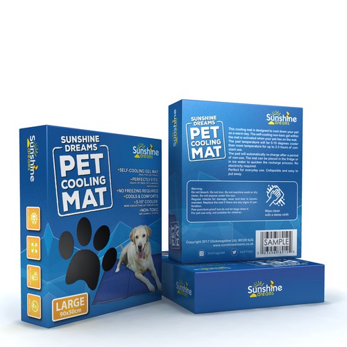 PET COOLING MAT BOX