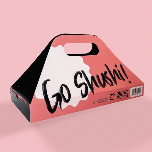 Carton Package Design - for sushi or pastry