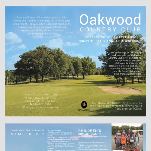 Brochure for Country Club