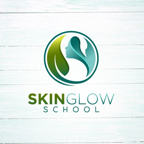 Elegant Logo for an Online School for Natural Skin Care