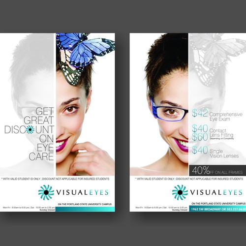 Help Visualeyes with a new postcard or flyer