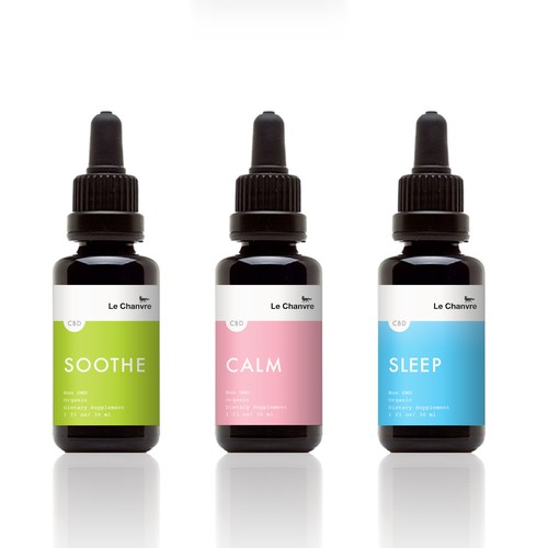 Label design CBD oil