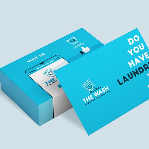 The Wash Laundry Delivery Co. Business Card