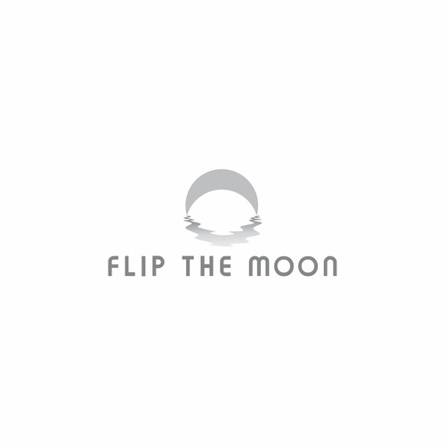 Flip The Moon Logo design