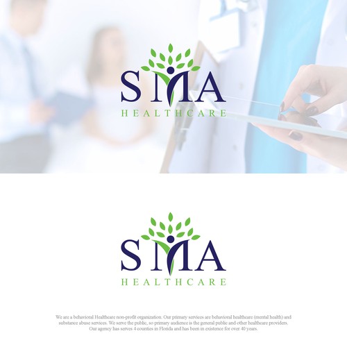 SMA Healthcare logo design.