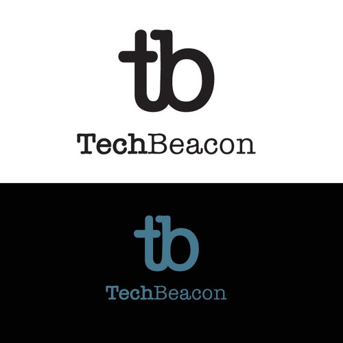Create a modern logo for our new media site, TechBeacon