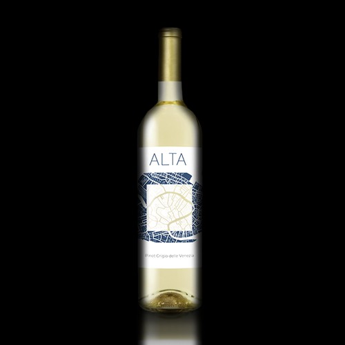 Label concept for italian wine