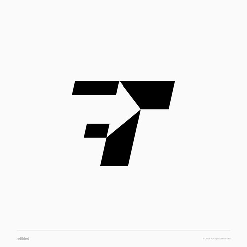 T Arrow monogram