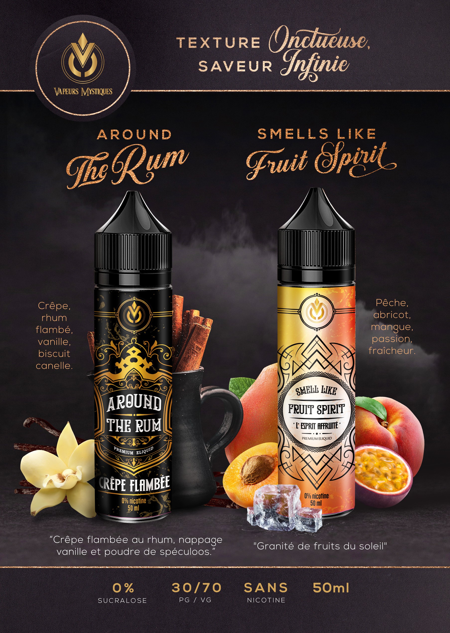 *** High class flyer for premium eliquids !! *** Flyer qui envoie du rêve pour e-liquides premium !!