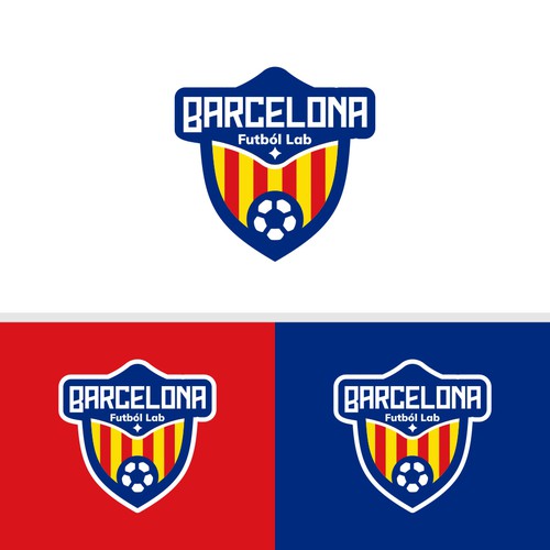 logo concept for Barcelona Futból Lab