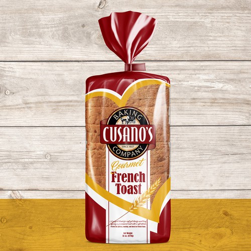 French Toast packaging bag