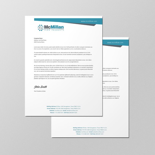 Professional Microsoft Word Letterhead 