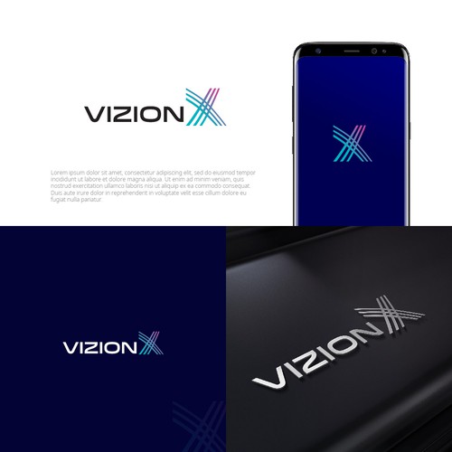 Logo concept for VIZIONX