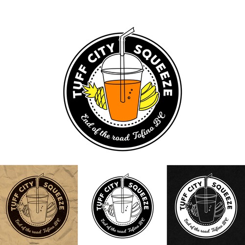 Logo concept for a juice bar