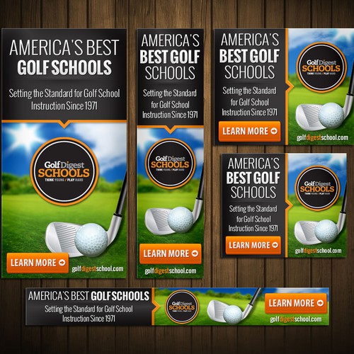 Help Golf Digest Schools with a new banner ad