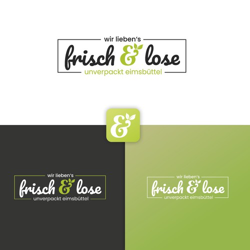 frisch & lose Logo Design