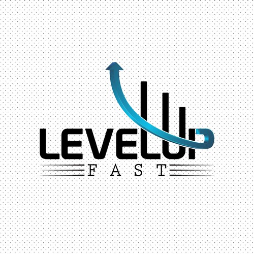 Create a logo for LEVEL UP FAST=> my digital marketing Course for marketing professionals