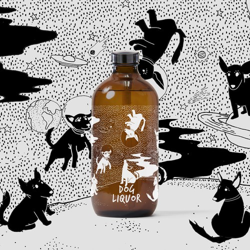 Illustration for Dog Liquor