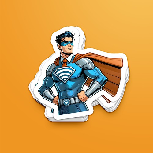 Hero Sticker 