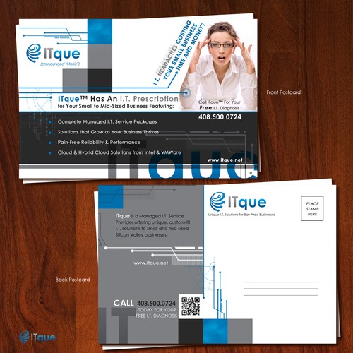 New postcard or flyer wanted for ITque, Inc.