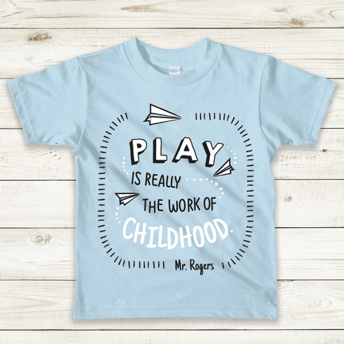 Kids' slogan tee - Fun typography + illustration project