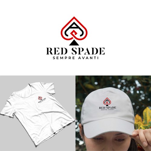 Logo Concept for Red Spade – Athletic Wear Brand