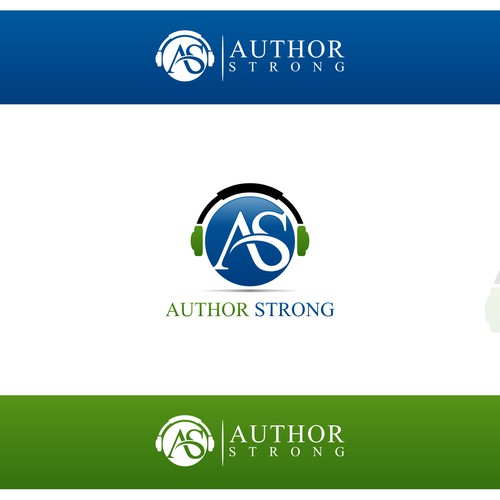Create a logo identity for Author Strong's website and podcast!