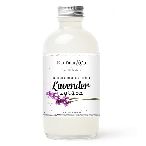 Natural Healthcare Lavender label