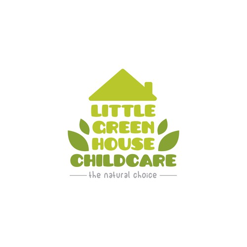 Logo concept for Little Green House Childcare