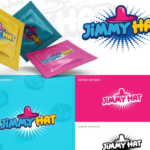 Logo Winner for Jimmy Hat Condoms