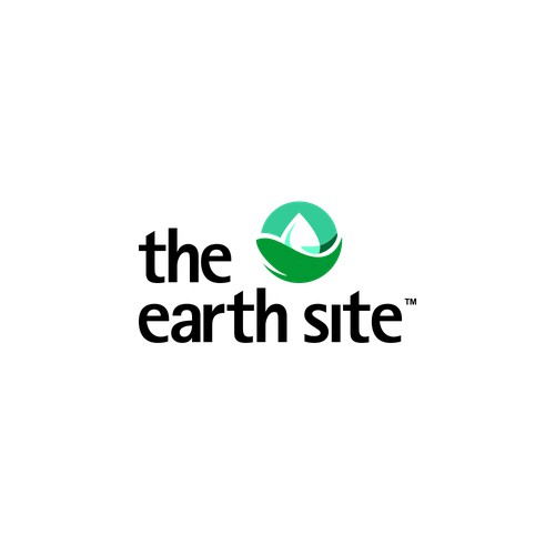 the earth site logo concept