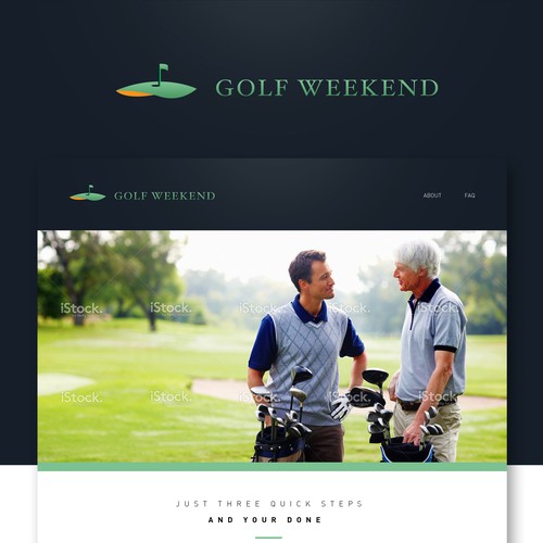 Golf Weekend Website Design