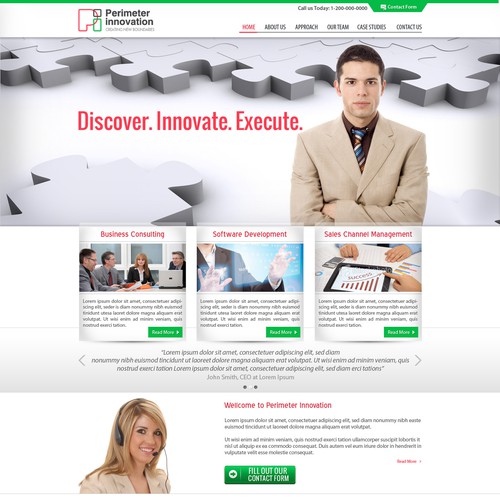 Perimeter Innovation needs a new website design