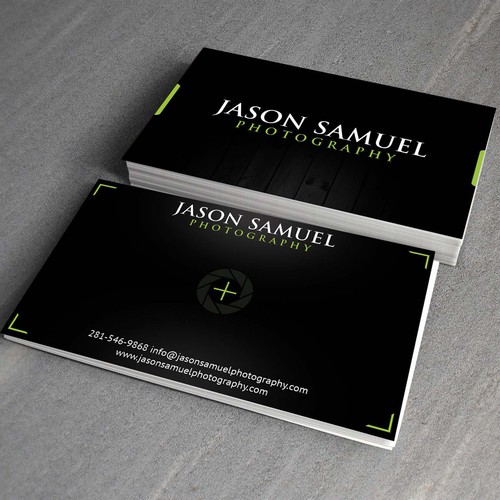 Business card design for my Photography business