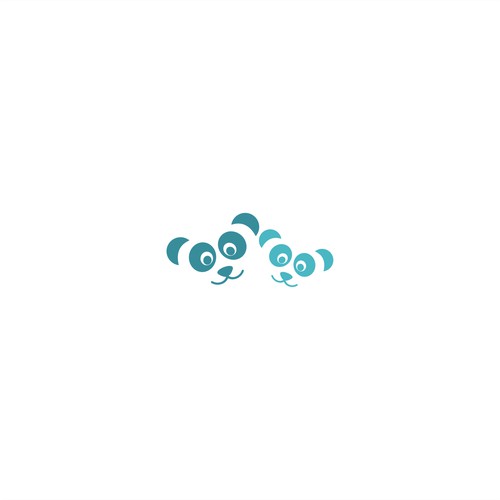 logo concept caracter of panda