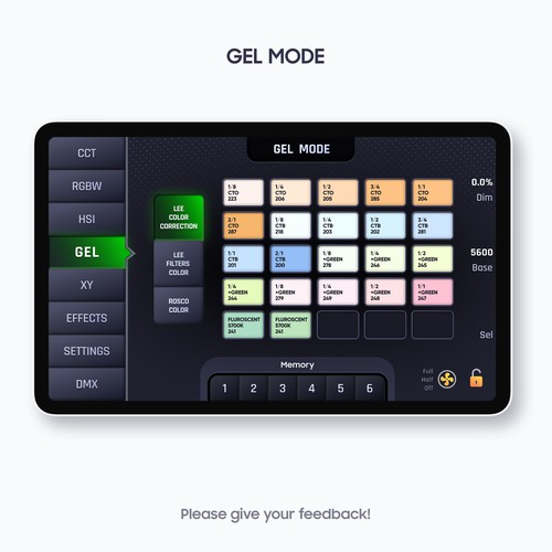 Touchscreen Interface Design for Smart LED – Senna Ltd