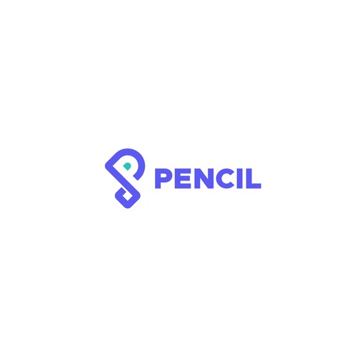 Minimalist and conceptual logo for "Pencil"