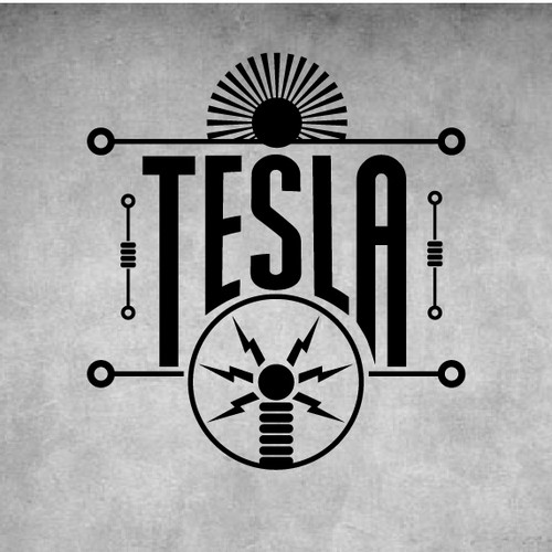 Logo for a bar called Tesla