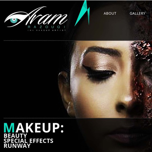 Website for A Certified Makeup Artist