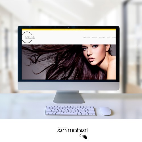Website with ALL the Features for a Cosmetology School