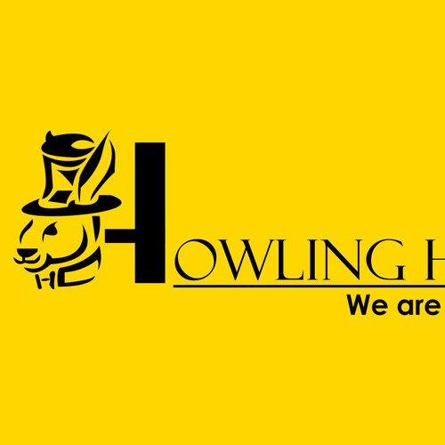 Create an engaging logo of a crazed/evil hare for Howling Hare web solutions.