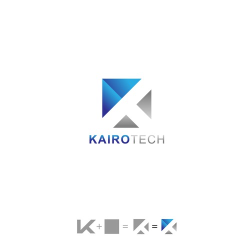 Bold logo for tech company