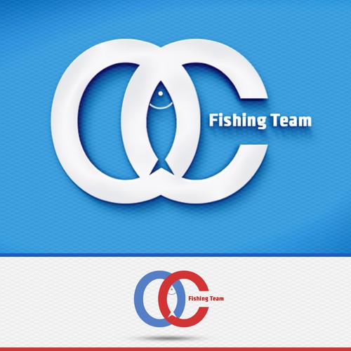 "OC Fishing team" logo design