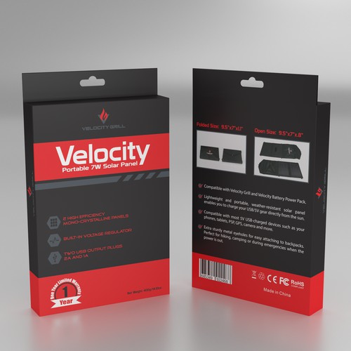 Simple Design for Velocity Solar Panel