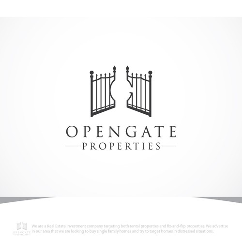 Guaranteed/Blind Contest for OPENGATE PROPERTIES! Need creative ideas for investment co.!