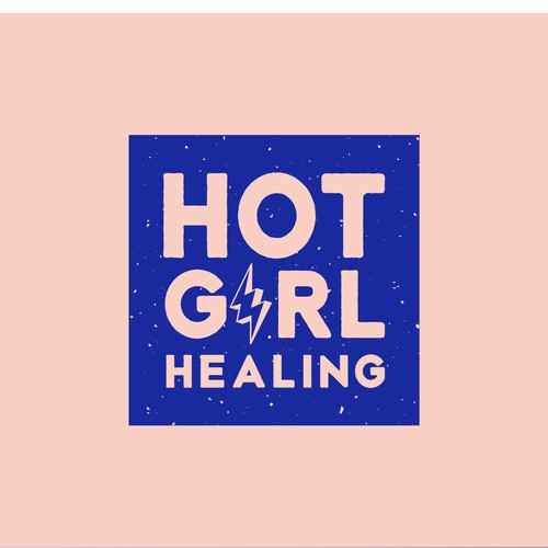 Hot Girl Healing Logo Contest Winner 