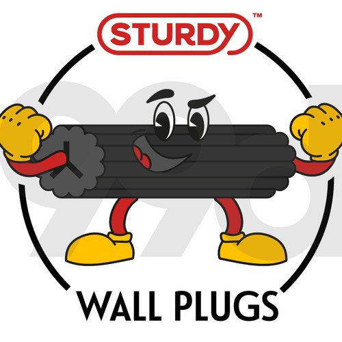 Mascot design for a wall plugs company 