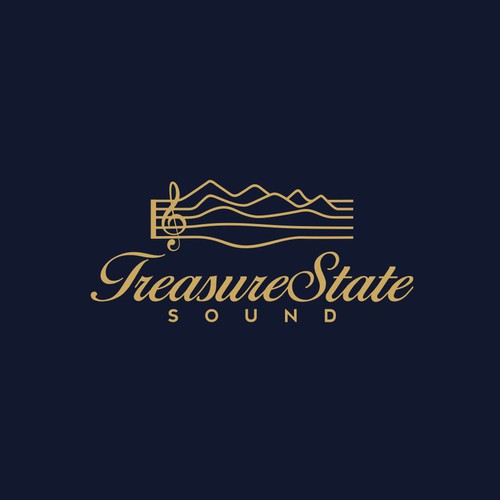 Treasure State Sound logo design