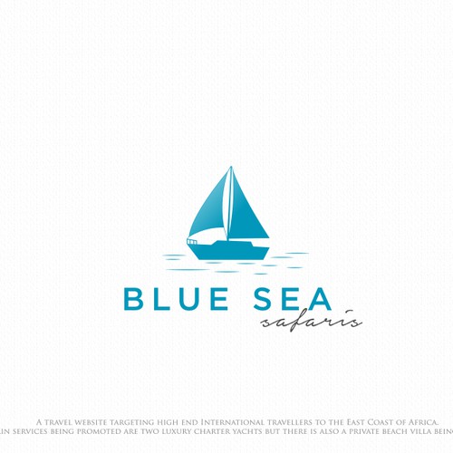 simple logo for sea safaris