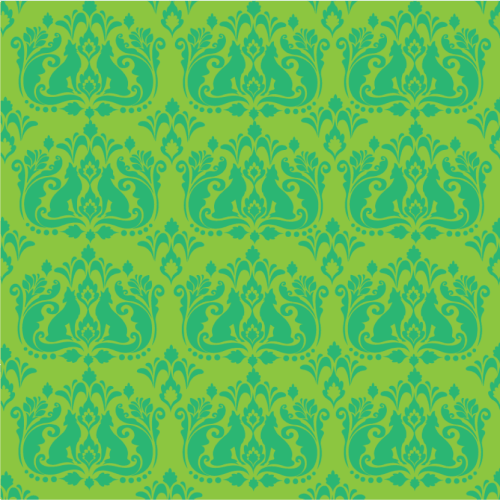 The damask pattern  